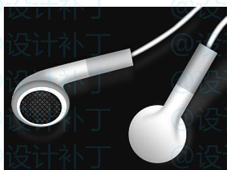 布尔运算加图层样式打造耳机教程