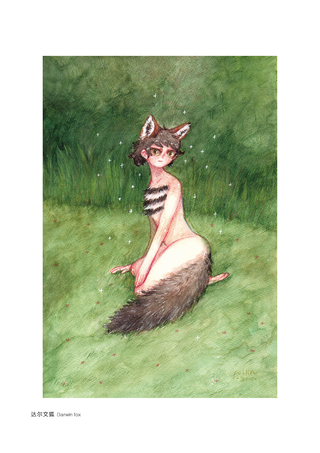 “共生”——濒危动物插画设计（图ZMTExNzIxMzEy） - 商业插画 - 站酷设计师鲨SEMO鱼原创素材 - 站酷ZCOOL