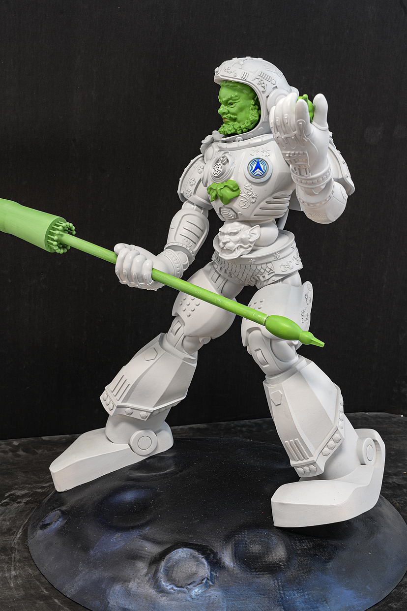 【雕塑】风调雨顺-雨，版权已登记