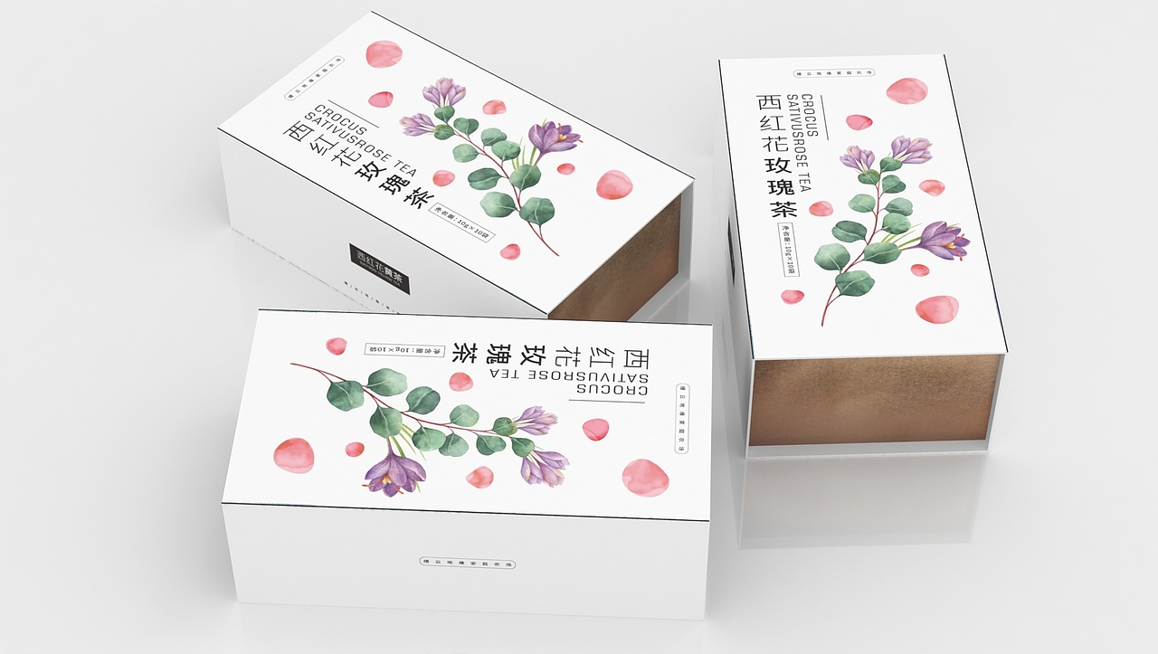 西红花茶包装