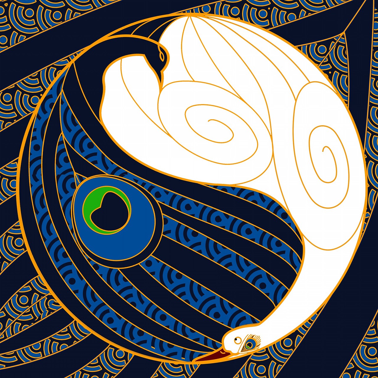 闽都文化——图形创意插画