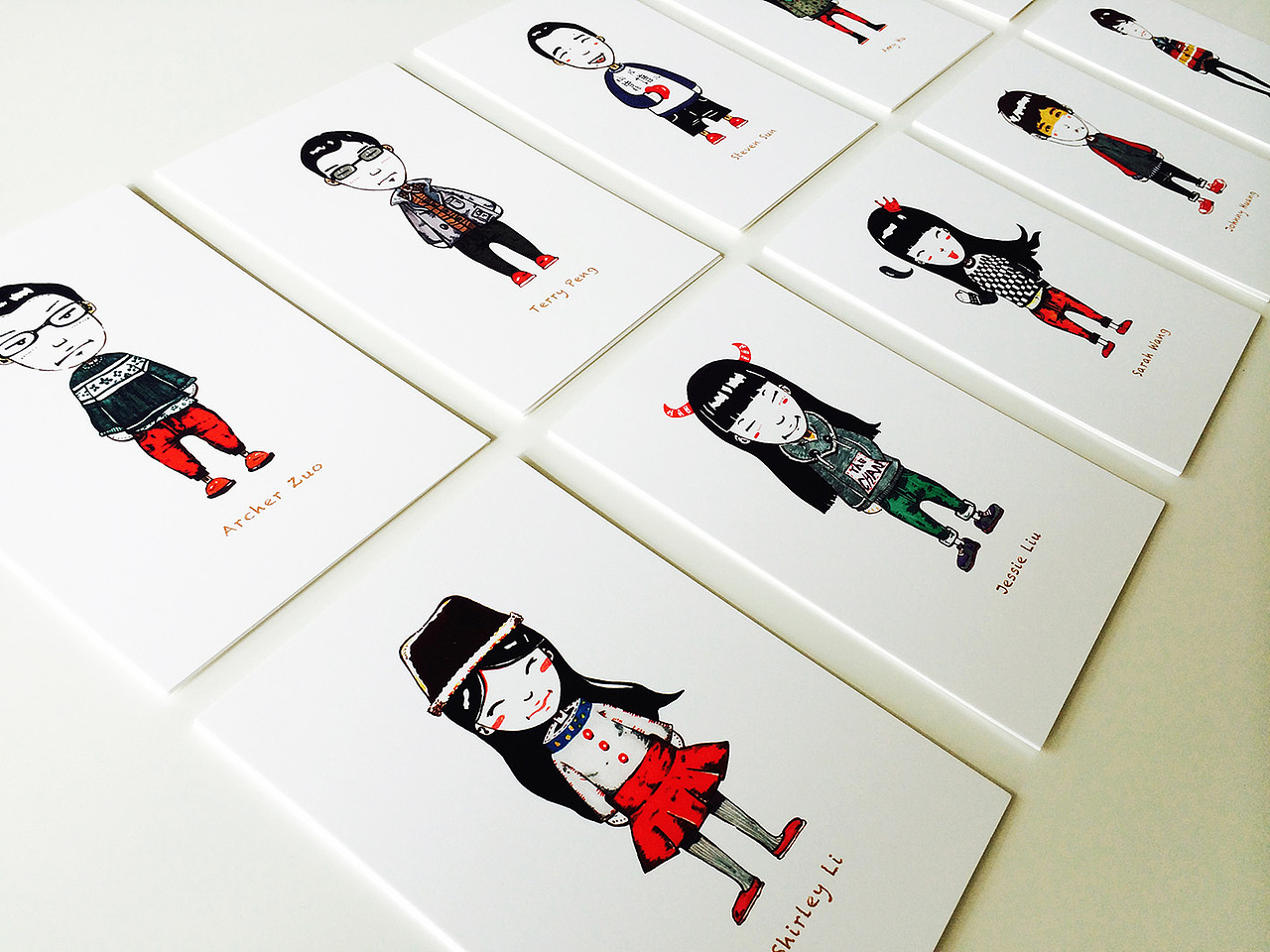 ［一涂］人物小插画（图ZMjE1NDQ5MDg=） - 创作习作 - 站酷设计师于_于羚原创素材 - 站酷ZCOOL