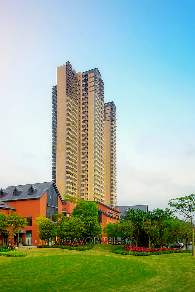 广东中山建筑摄影中山万科柏悦湾