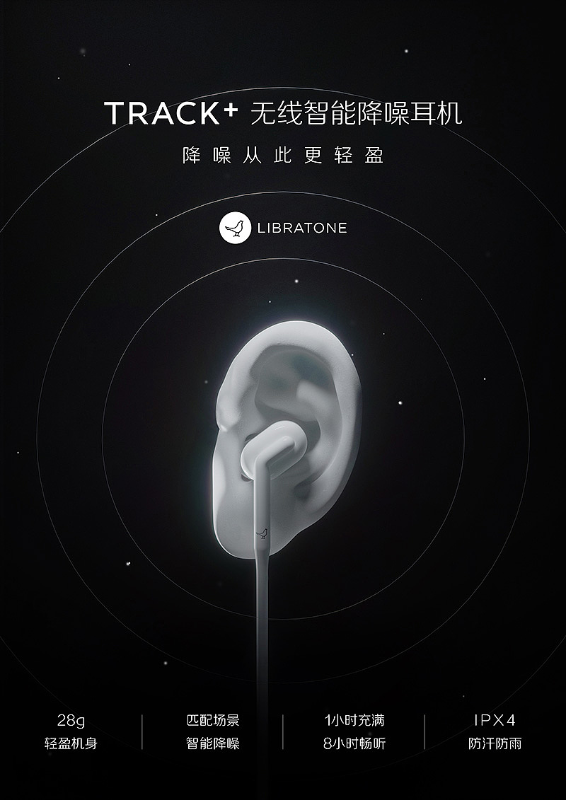 站酷处女作
当时是参加一个给小鸟音响设计耳机海报的比赛,重在参与,也让我看到了更多进步空间