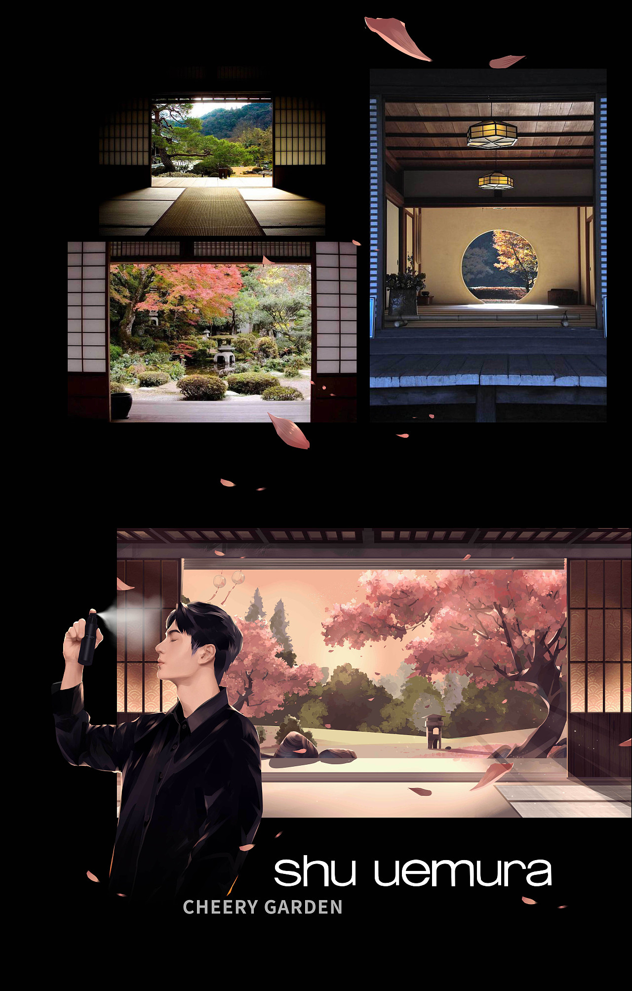 【王一博X植村秀】插画海报（图ZMjY3ODY2Mzg4） - 商业插画 - 站酷设计师林奤原创素材 - 站酷ZCOOL