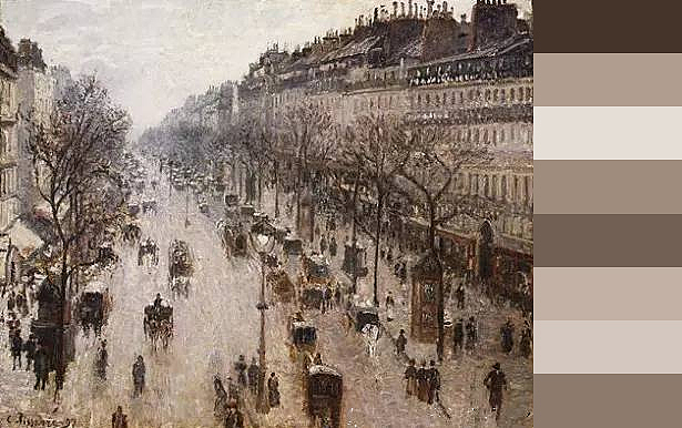 毕沙罗——蒙马特大街冬天的早晨