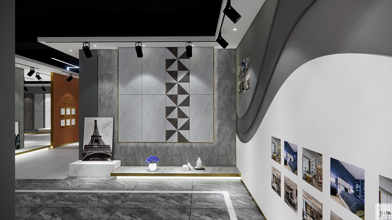 美生博洛尼瓷砖总部展厅