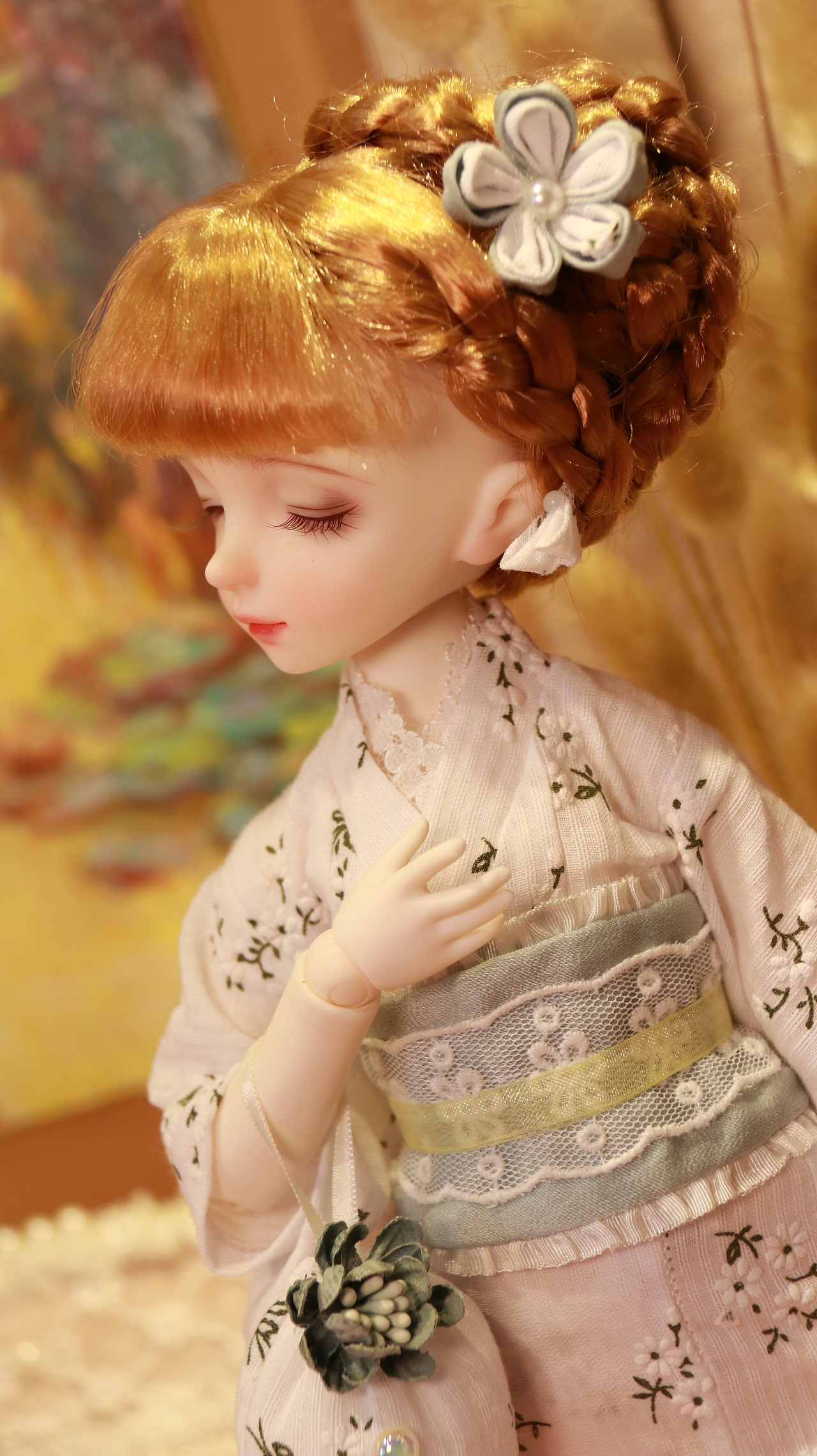 bjd娃娃-花花姑娘-娉婷婉约-和服系列（图ZMjQ0NjEzMDI4） - 手办/模玩 - 站酷设计师倒影BJD娃娃原创素材 - 站酷ZCOOL