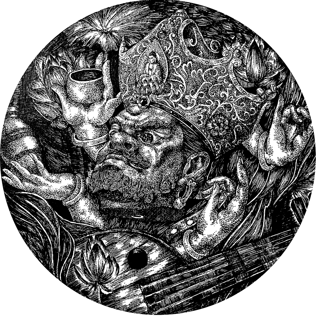 四大天王 壹（图ZMTM1NTg0MTg0） - 艺术插画 - 站酷设计师Joennnng原创素材 - 站酷ZCOOL