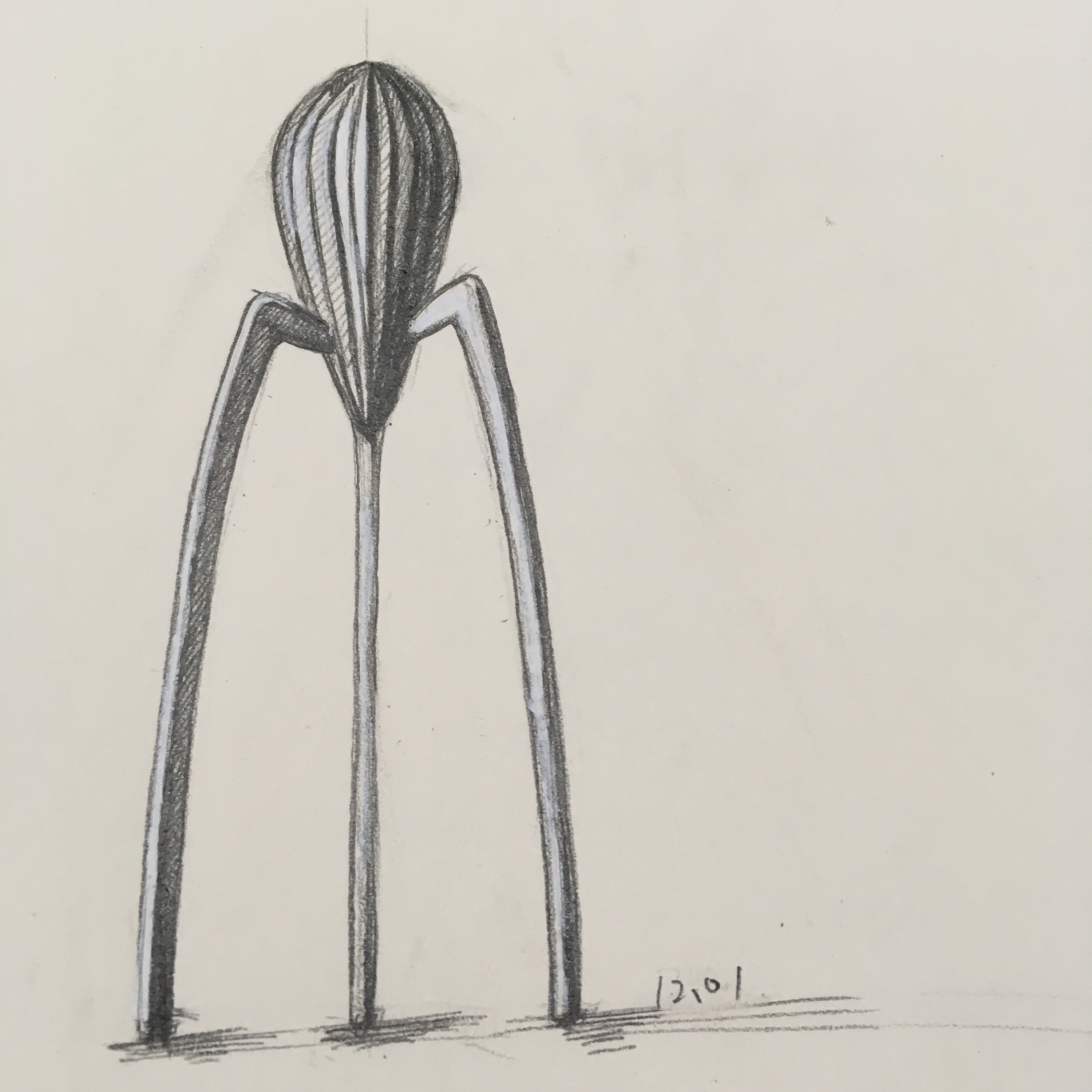 菲利普斯塔克榨汁机临摹