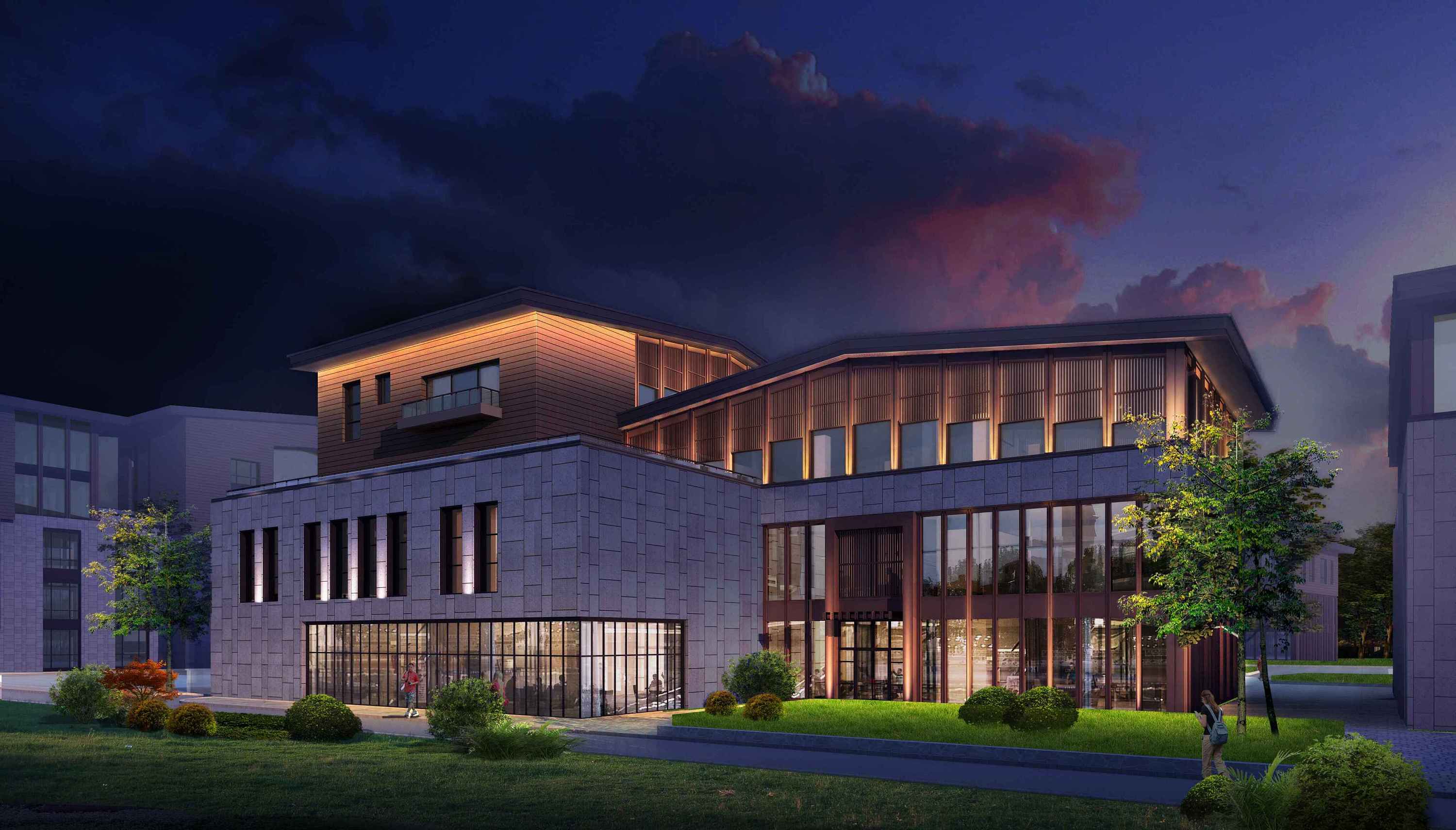 夜景照明 效果图ps效果图