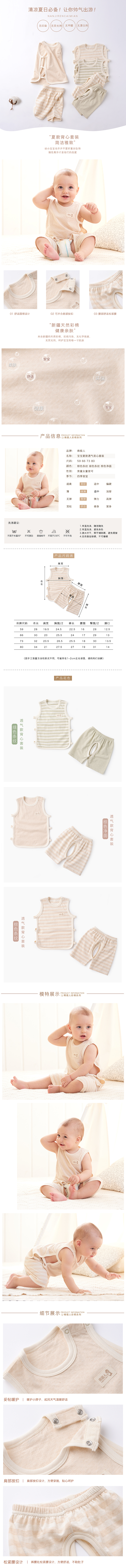 上年做的一款儿童T恤衫和婴儿爬爬服的详情图（图ZMTMxMjkyODIw） - 电商 - 站酷设计师小小麦粒原创素材 - 站酷ZCOOL