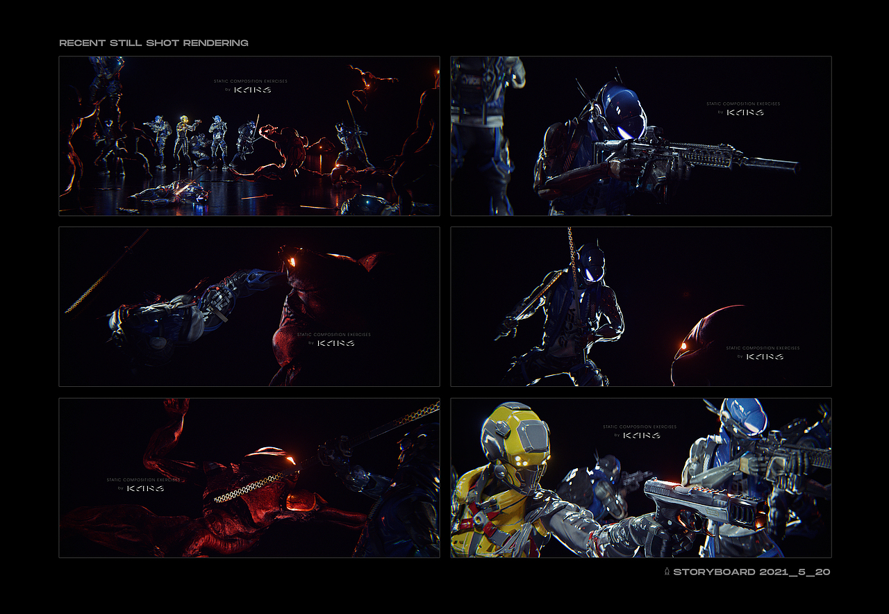 近期静帧分镜渲染