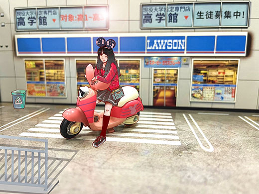 新入手了摩托车