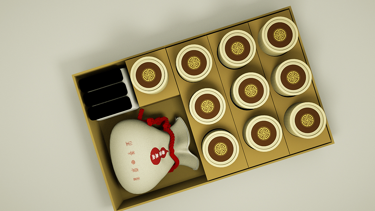 三维产品包装展示效果图