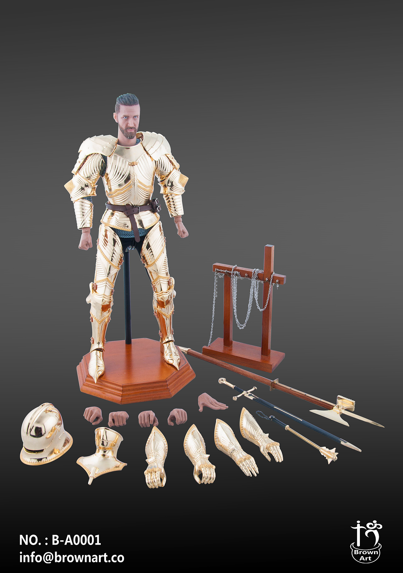 模型1/6哥特式铠甲