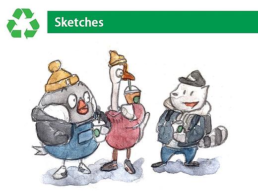 塑料杯的再利用 - 环保小插画#01 #地球守卫者# 