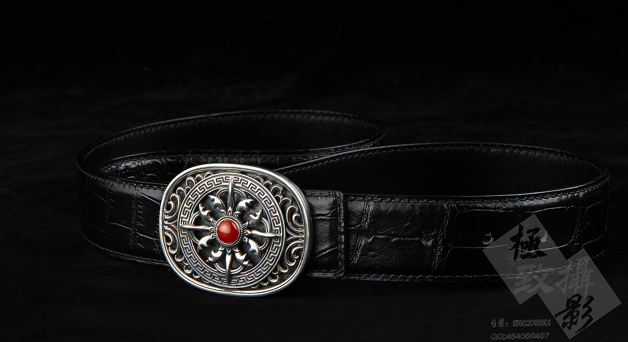 鳄鱼皮男士皮带白底场景拍摄精修案例（图ZMTUyMDE1NzMy） - 产品摄影 - 站酷设计师极致映像原创素材 - 站酷ZCOOL