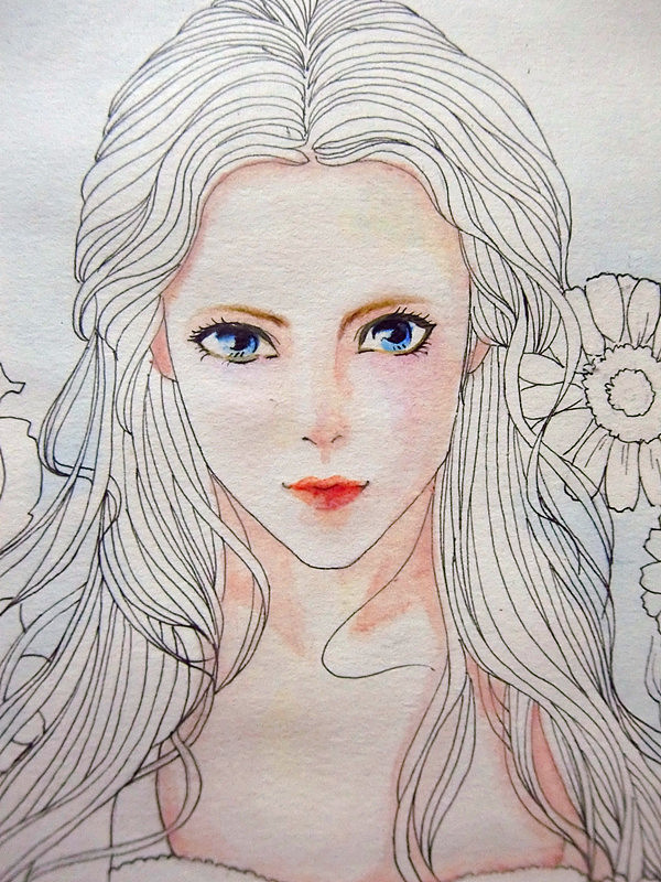 手繪日記貳【水與花】