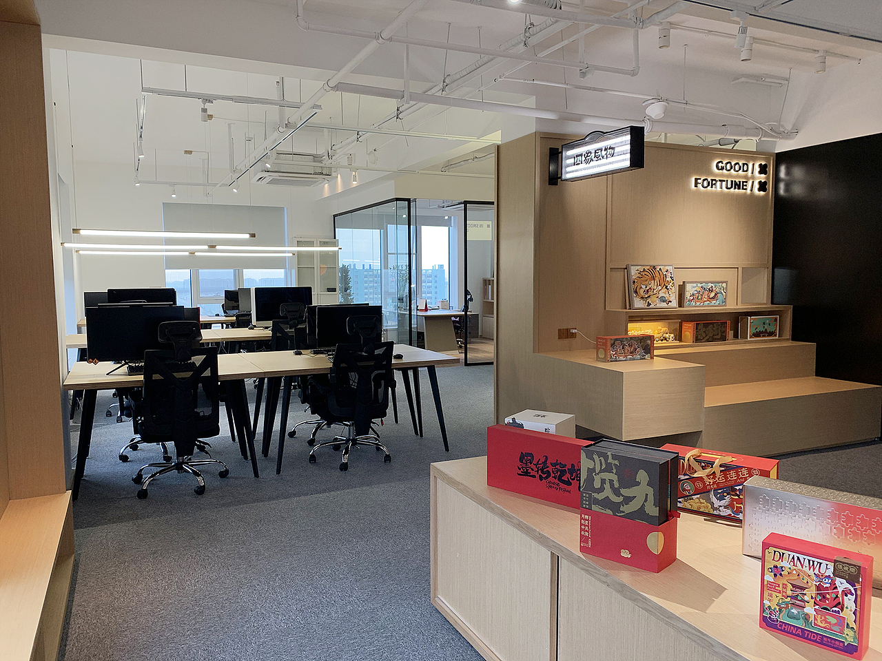 原创案例｜ 杭州四象风物办公空间设计（图ZMjc3Mjk1ODQw） - 商业空间设计 - 站酷设计师杭州即时反应设计原创素材 - 站酷ZCOOL