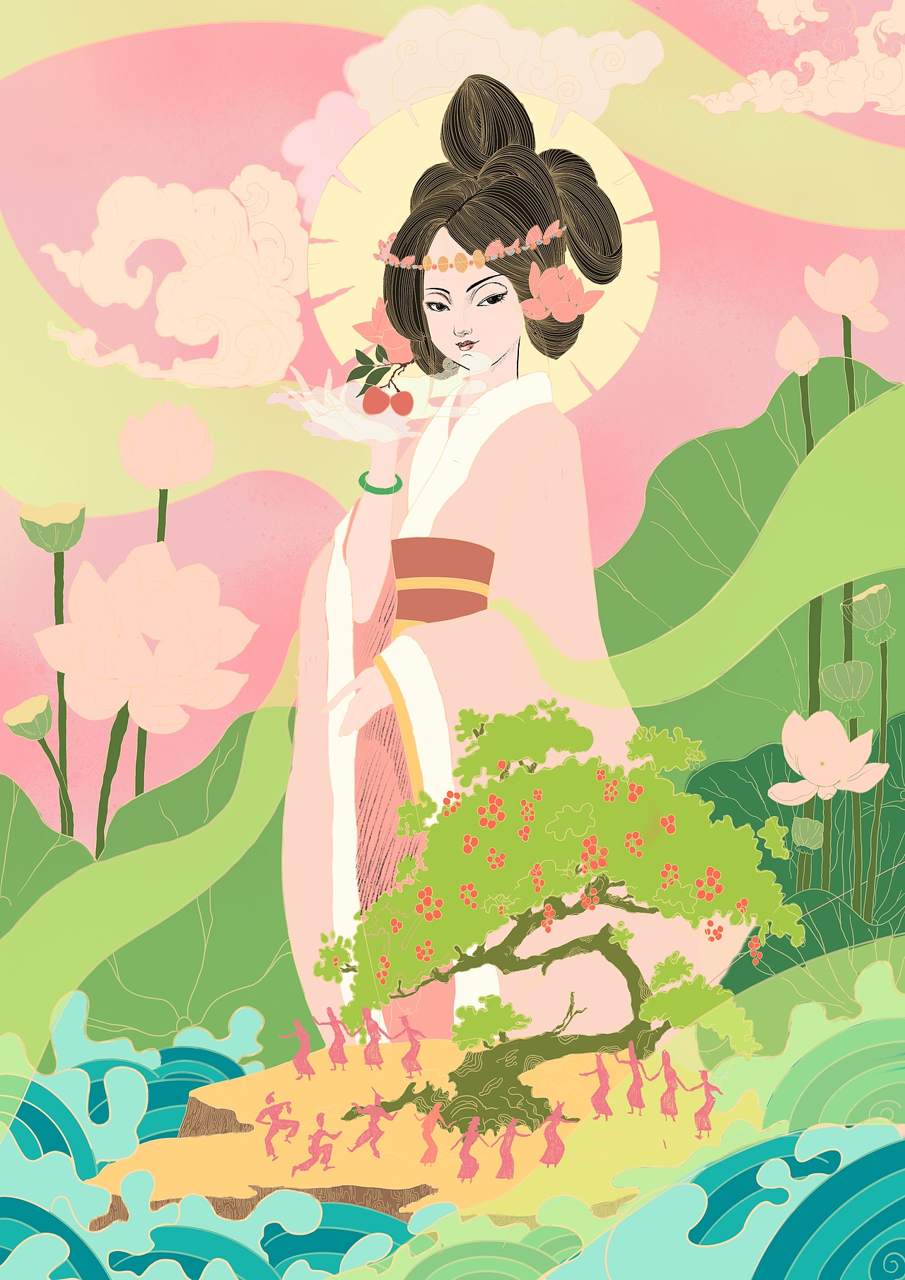 《何仙姑与挂绿的传说》