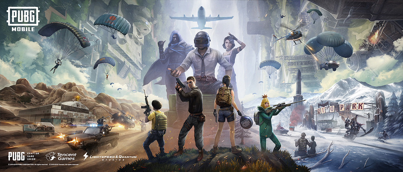 PUBGM两周年KV（图ZMjA2MTEyNzQ4） - 商业插画 - 站酷设计师TRYLEA原创素材 - 站酷ZCOOL
