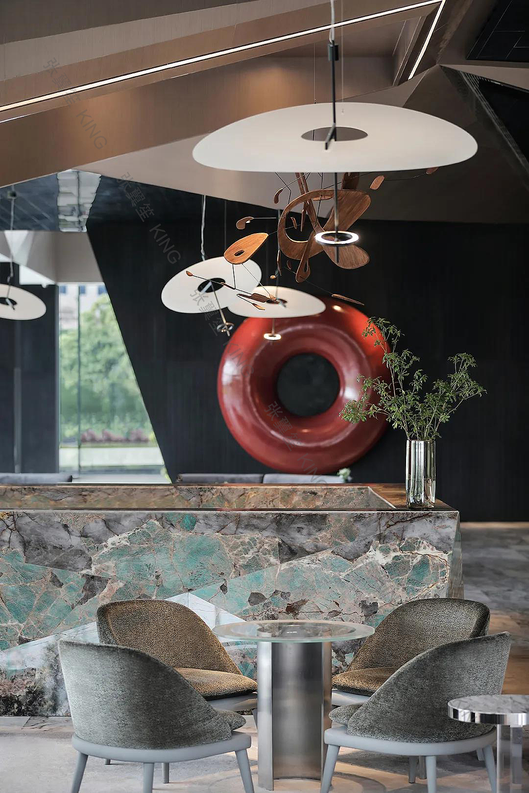 金茂府.洞庭生态创新城售楼处（图ZMjA3MTEwMzAw） - 家装设计 - 站酷设计师张翼笙原创素材 - 站酷ZCOOL