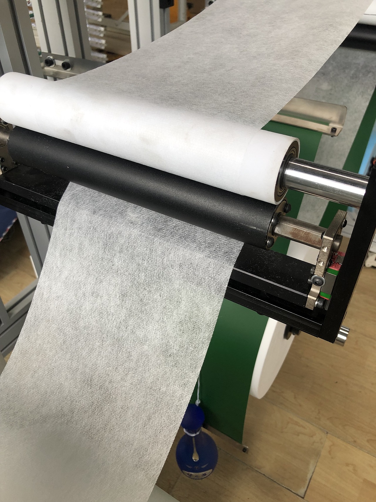 全电一拖一平面口罩机,全电设计值得参考。