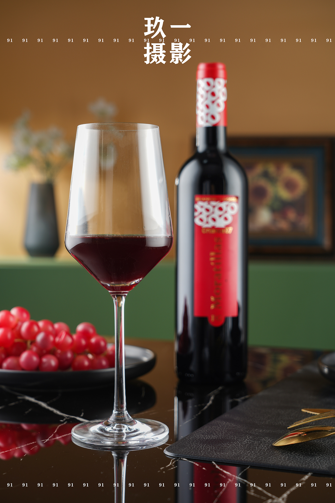 红酒拍摄