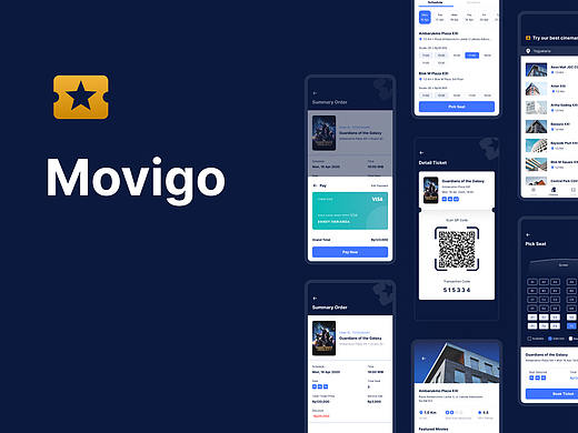 Movigo 电影购票APP界面
