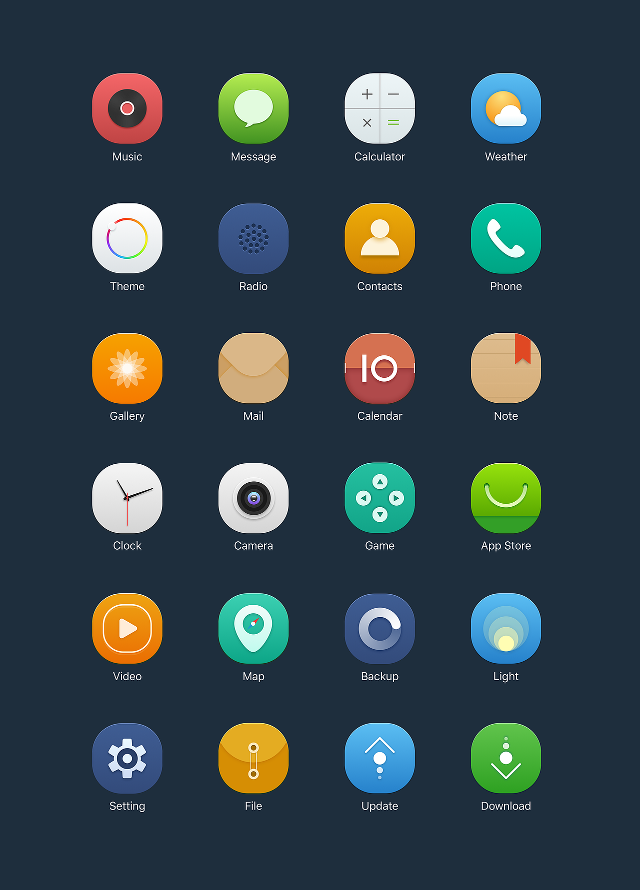 手机主题icons设计|ui|图标|我是308的小熙_临摹作品-站酷zcool