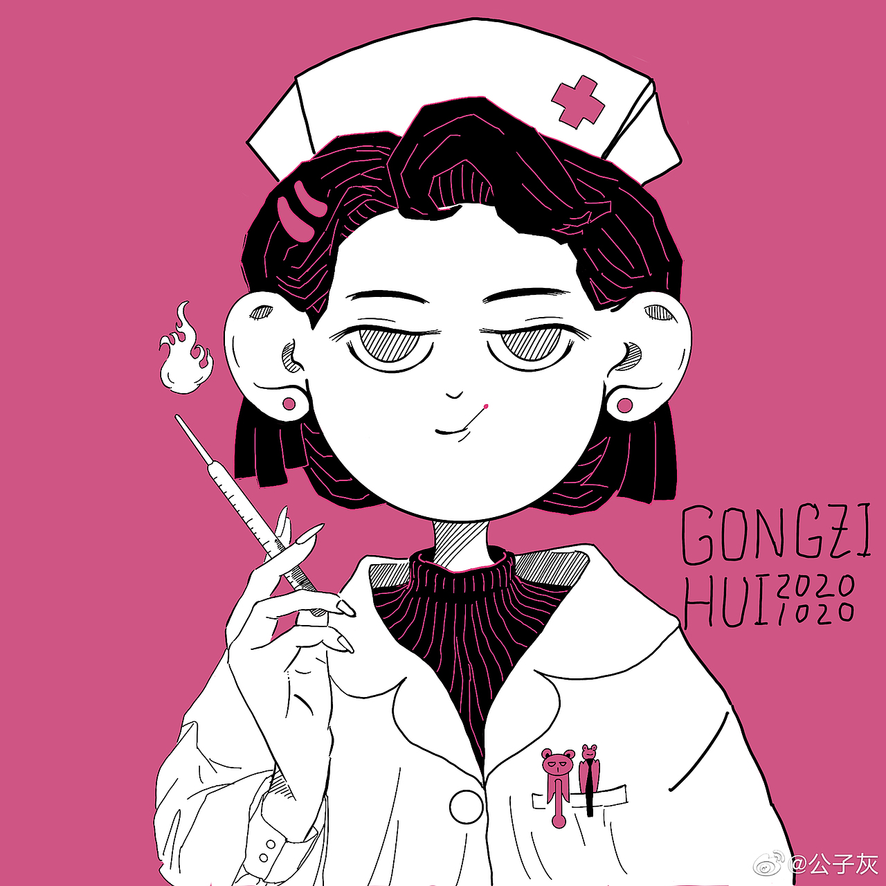 手绘头像，画朋友系列（图ZMjI5NzIyMzAw） - 新锐潮流插画 - 站酷设计师三白ThreeBye原创素材 - 站酷ZCOOL