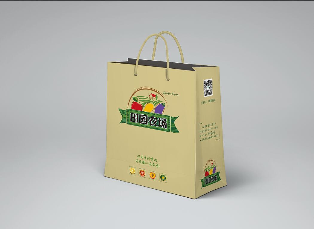 水果手提袋称重5斤,主题:绿色环保!大连|产品设计师
