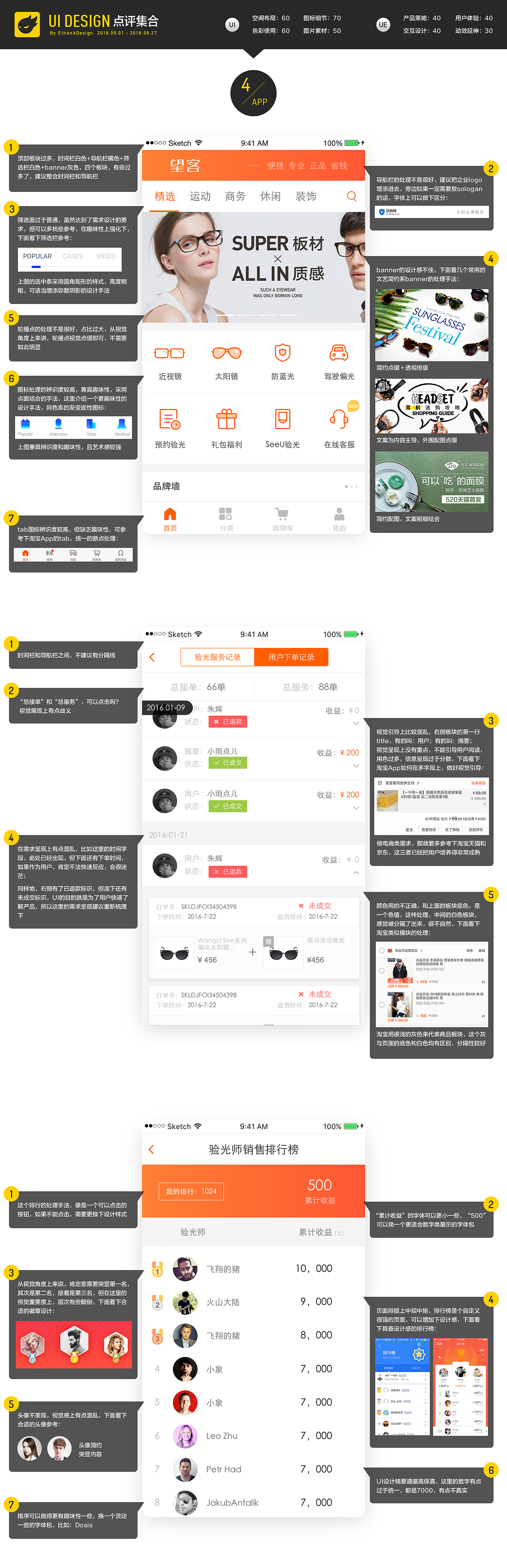 酷友作品点评集合:App UI(图ZNTk0Mjc2ODQ=) - APP界面 - 站酷设计师EthankDesign原创素材 - 站酷ZCOOL