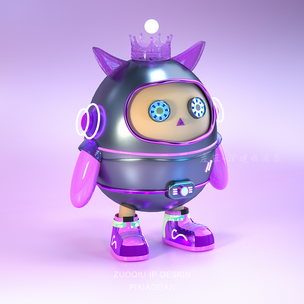 原创IP建模渲染-吉祥物设计