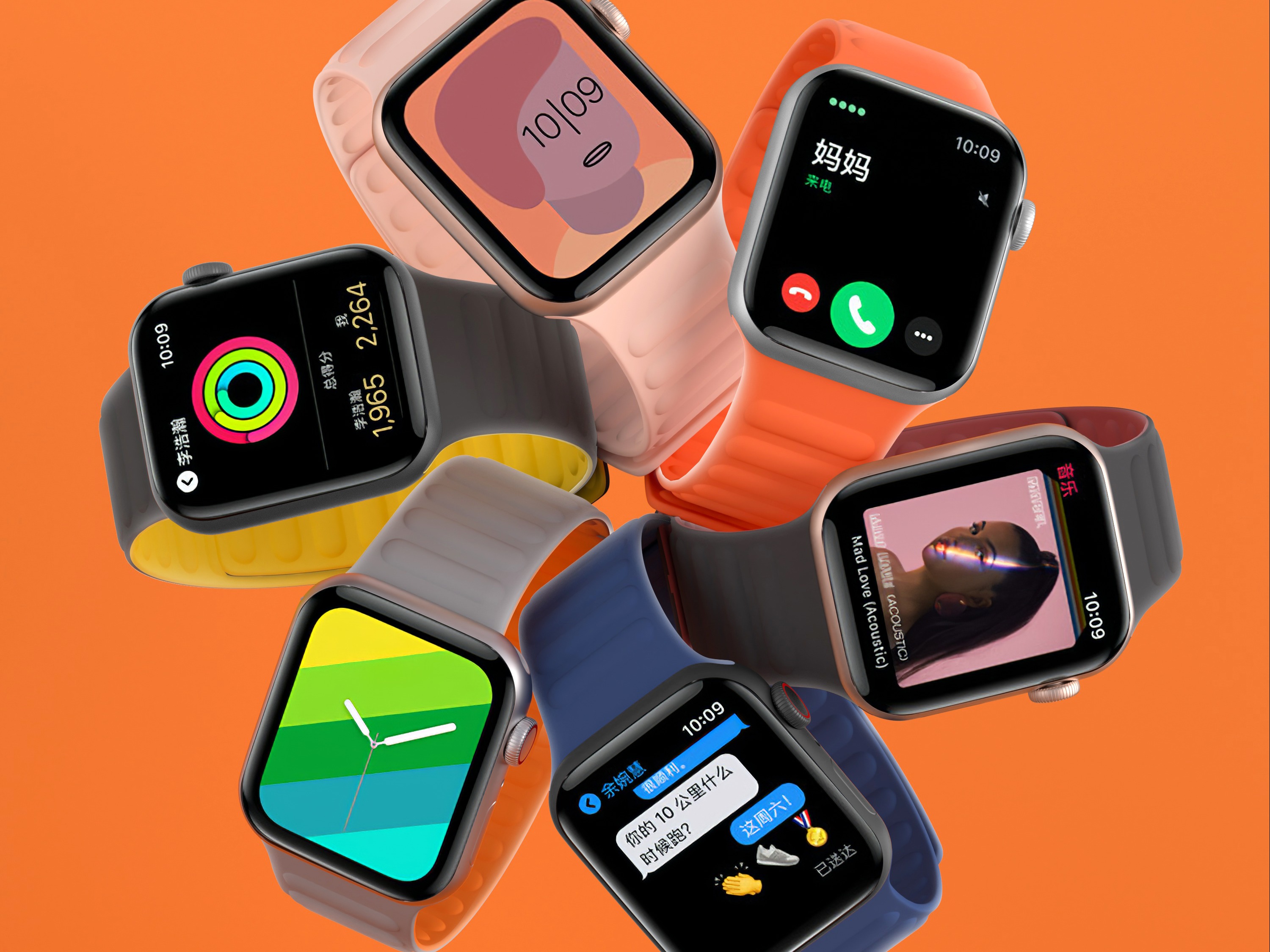 适用苹果手表硅胶表带 apple watch手表带iwatch耐克硅胶运动表带-阿里巴巴