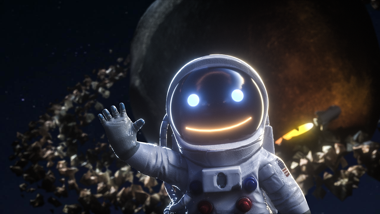 太空人|三维|人物/生物|刘小寛_原创作品-站酷zcool