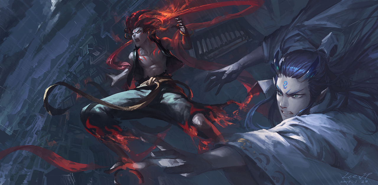 哪吒之魔童降世（图ZMTcxNjc4MzQ4） - 商业插画 - 站酷设计师肥鹏LeeJP原创素材 - 站酷ZCOOL