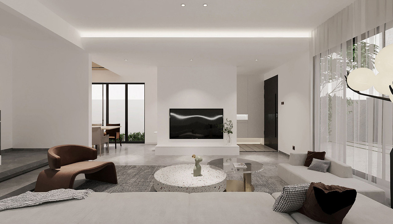 白色系简约风空间设计