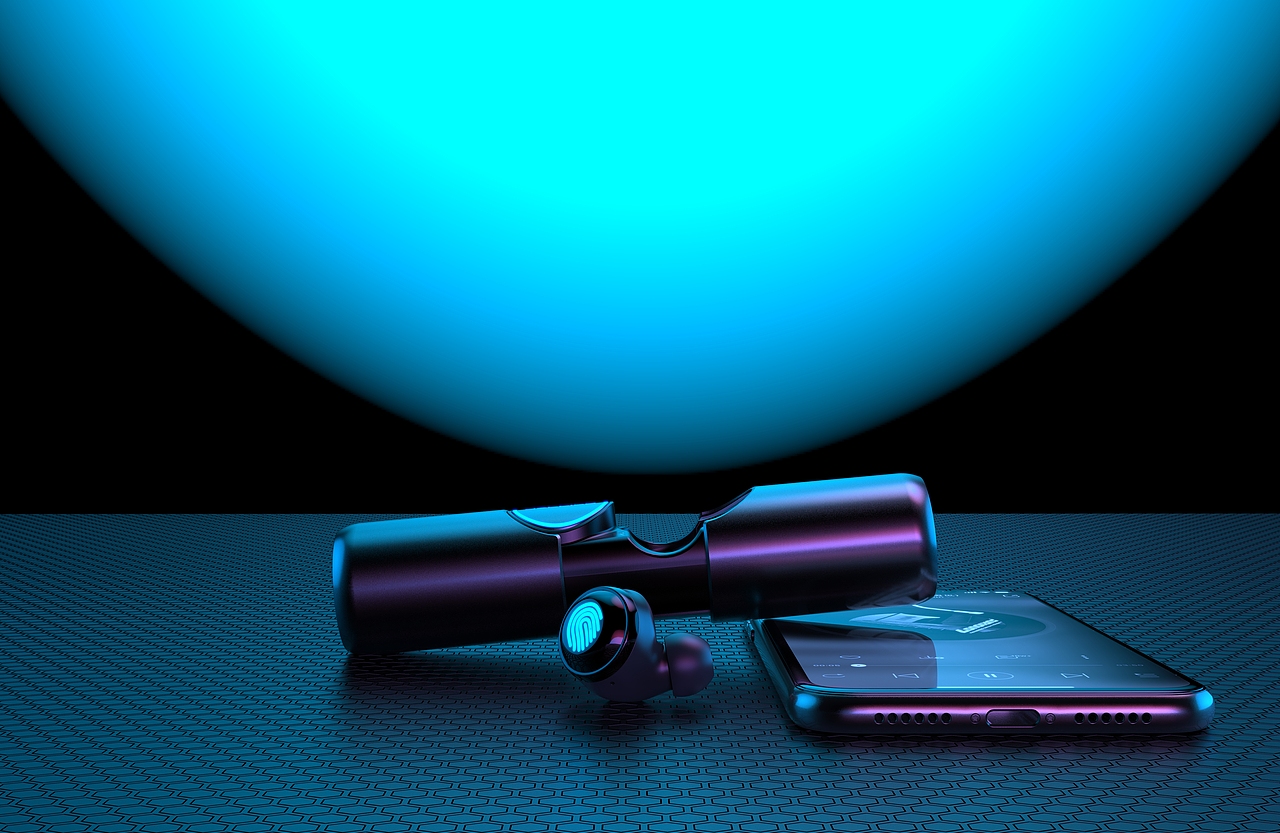 蓝牙耳机渲染（图ZMjAzNTA5NDk2） - 电子产品 - 站酷设计师浅褐色的回忆原创素材 - 站酷ZCOOL
