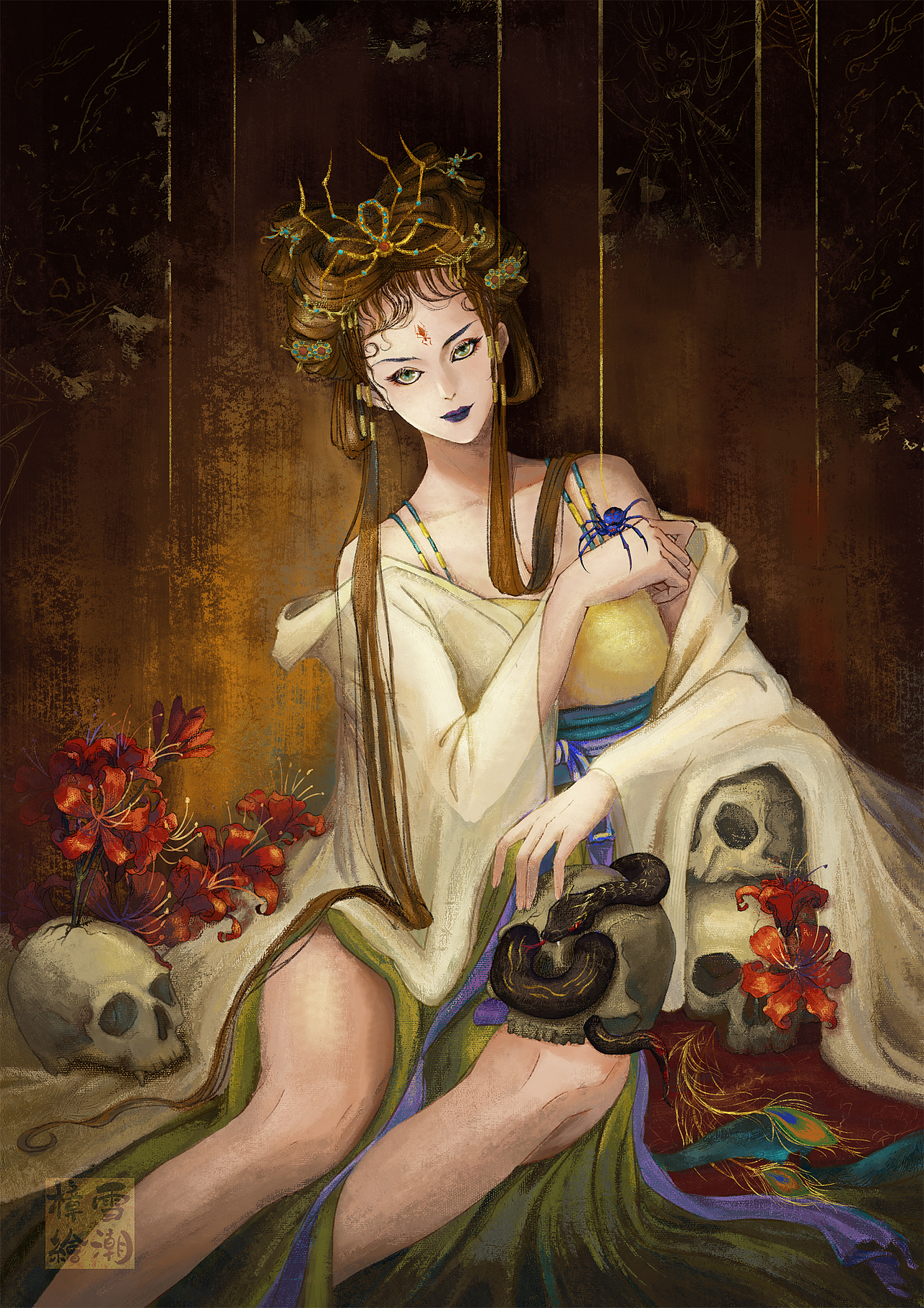 画妖——蜘蛛精