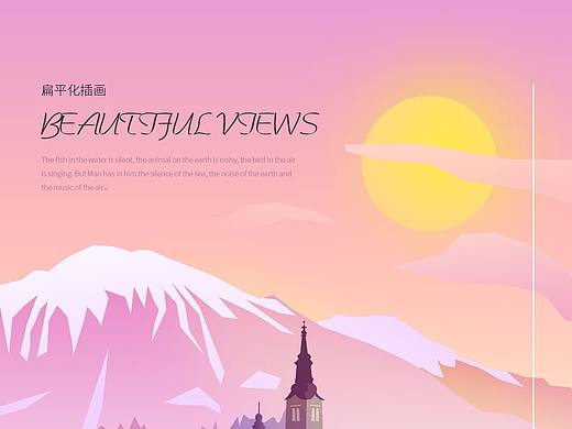 照片变插画海报~