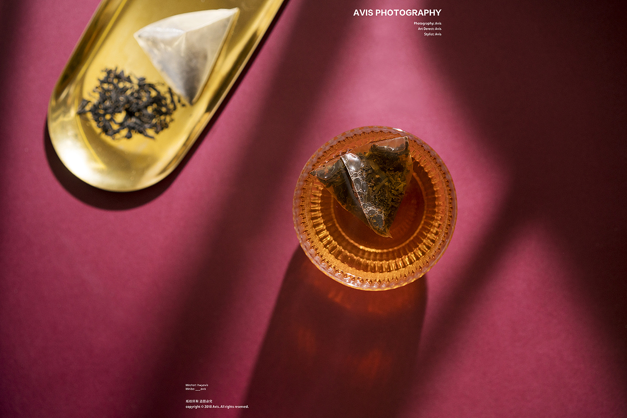 电商美食拍摄｜HUGS 红玉条形红茶 三角茶包（图ZMTY1NTgyMzAw） - 产品摄影 - 站酷设计师___avis原创素材 - 站酷ZCOOL