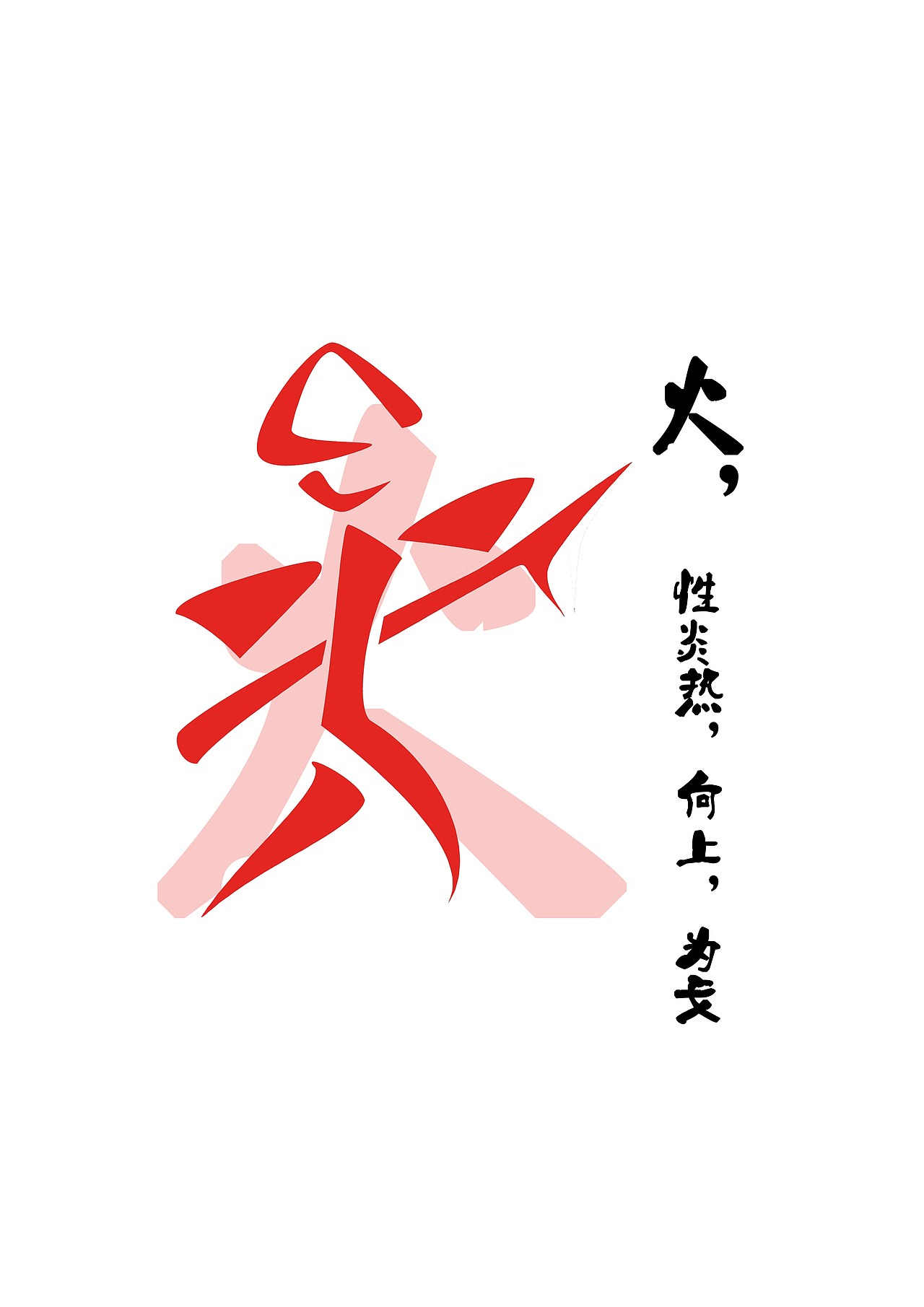 金木水火土 2（图ZNTEzODE1NDg=） - 字体/字形 - 站酷设计师王AiMei原创素材 - 站酷ZCOOL