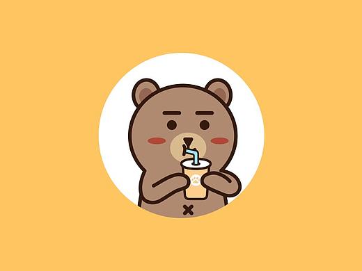 动比熊表情包设计