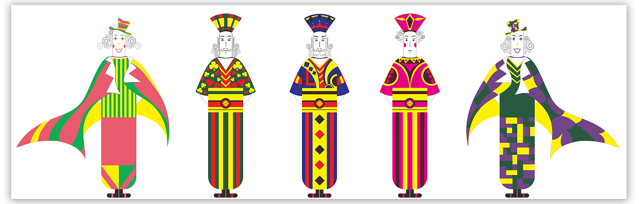 扑克牌人物形象延伸设计