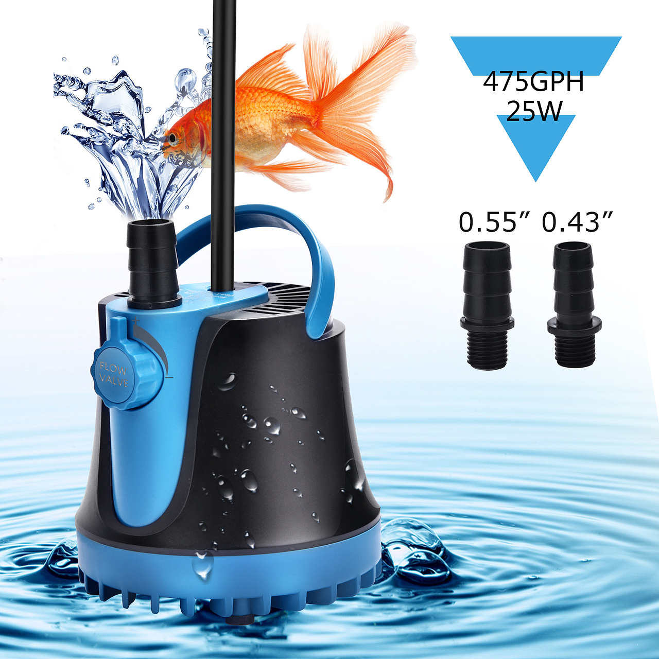 亚马逊潜水泵图片制作,产品拍摄精修