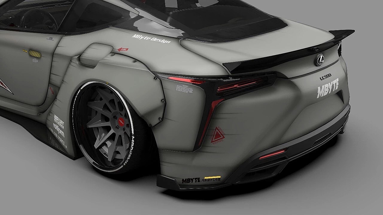 MBYTE 汽车改装概念设计 Lexus LC500（图ZMTQ1MjgxMjIw） - 交通工具 - 站酷设计师MBYTE_CHINA原创素材 - 站酷ZCOOL