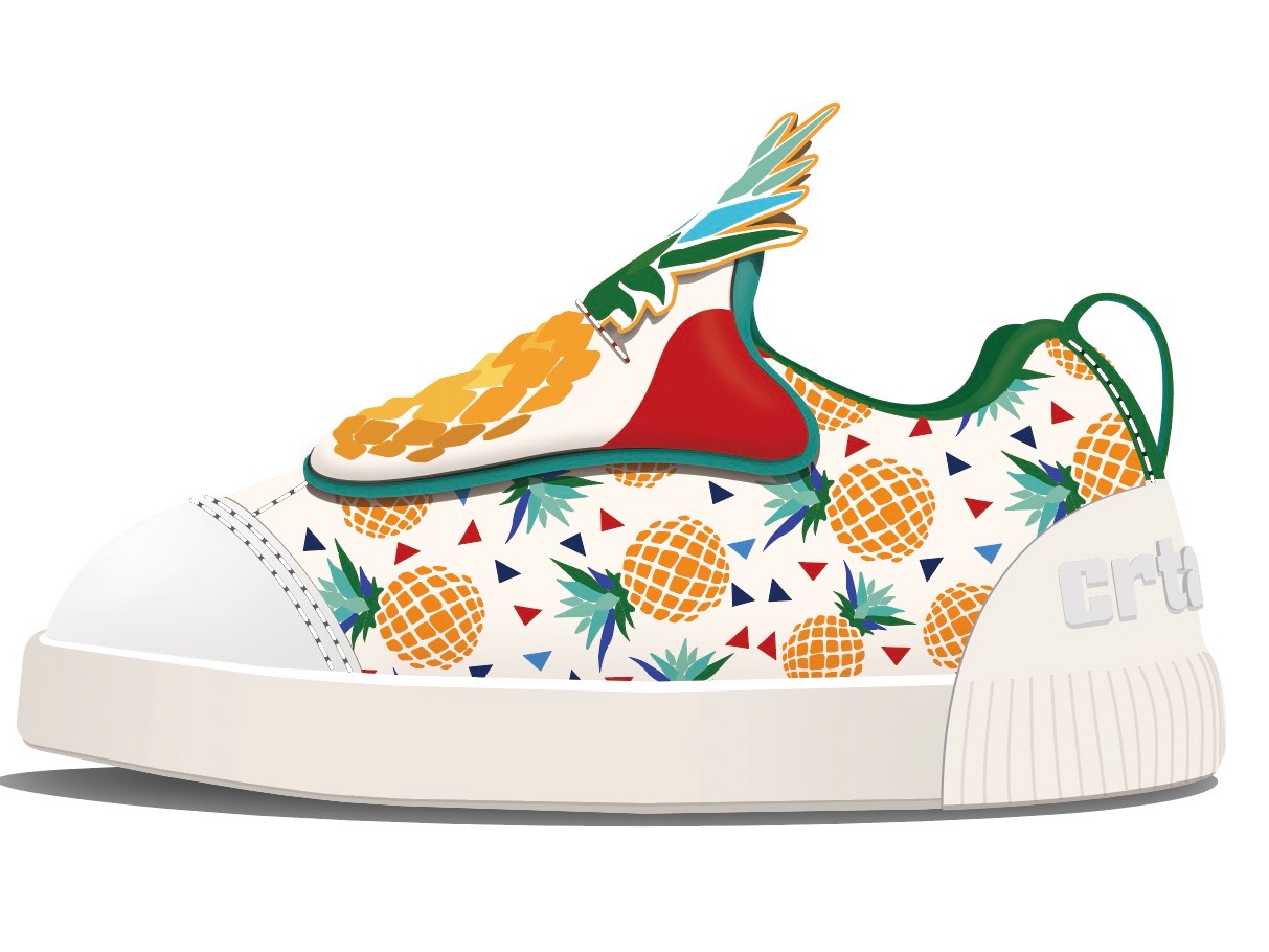 用菠萝和草莓搞定一款童鞋？