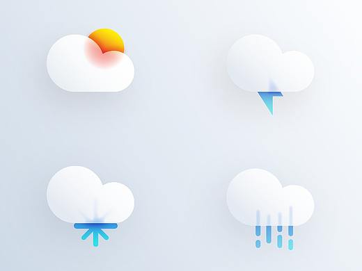 有氧天氣圖標(biāo)（個人主頁-ZNTQ5NzgwNDg=） - 圖標(biāo) - 站酷設(shè)計師錦鯉你起來原創(chuàng)素材 - 站酷ZCOOL